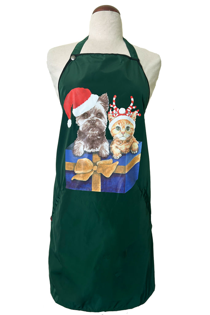 250 Santa Paws Holiday Waterproof Apron